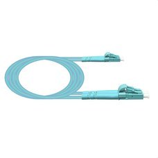 KEYNET SYSTEMS - Latiguillo DX LC/PC-LC/PC MM 50/125 OM3-300 1,9mm LSZH-FR aqua 1m