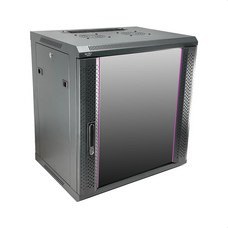 KEYNET SYSTEMS - Armario rack 9U montaje rápido 600x600 puerta cristal accesorio 1 bandeja + reg 8 DIN + 1 ventilador