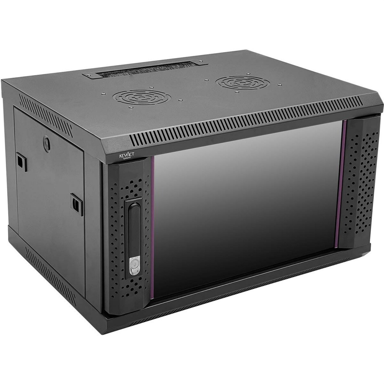 KEYNET SYSTEMS - Rack 6U montado 600x450x350mm pared accesos antipolvo 60kg - Imagen 7