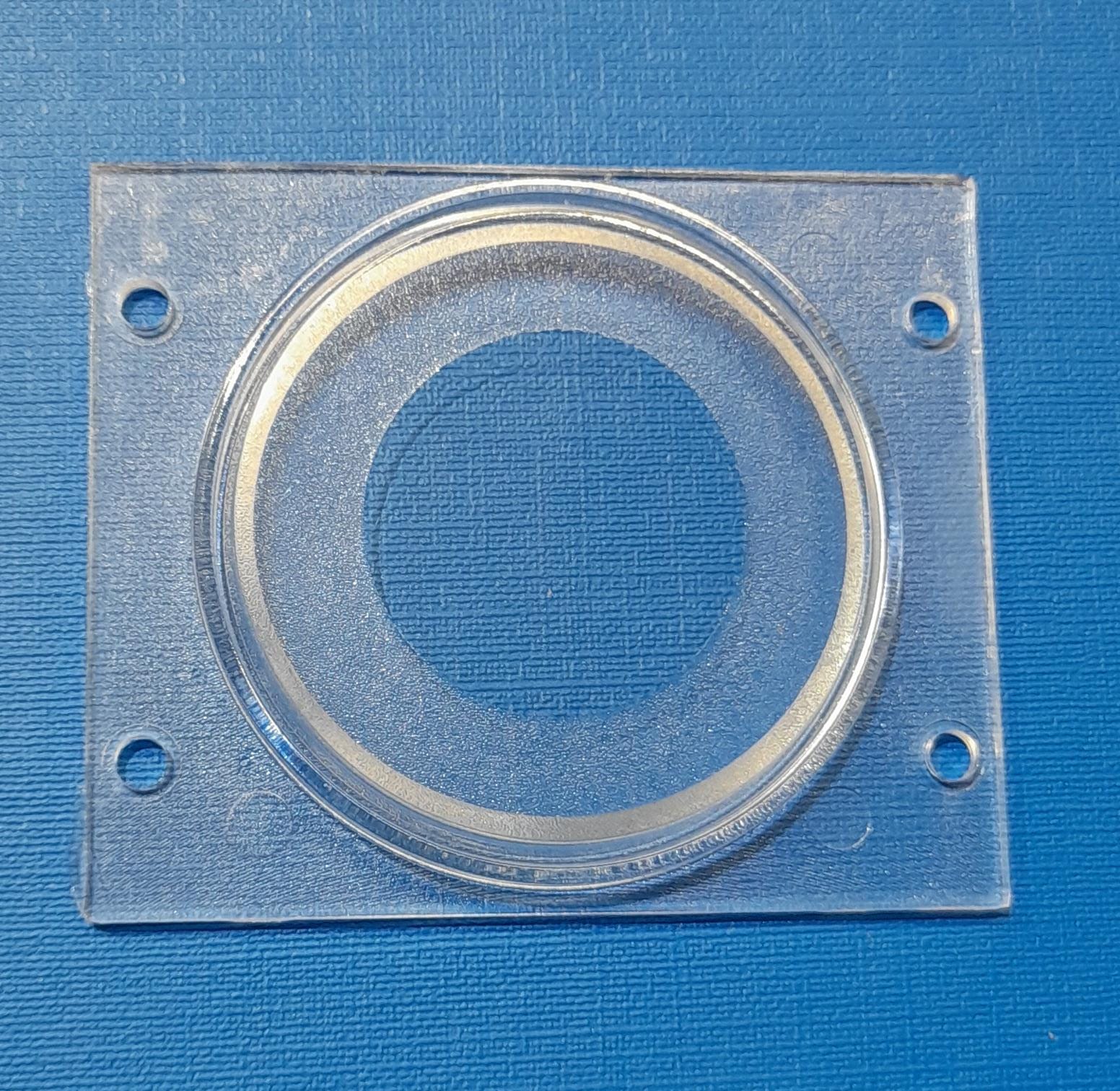 AUTA - Cristal cámara placa decorado