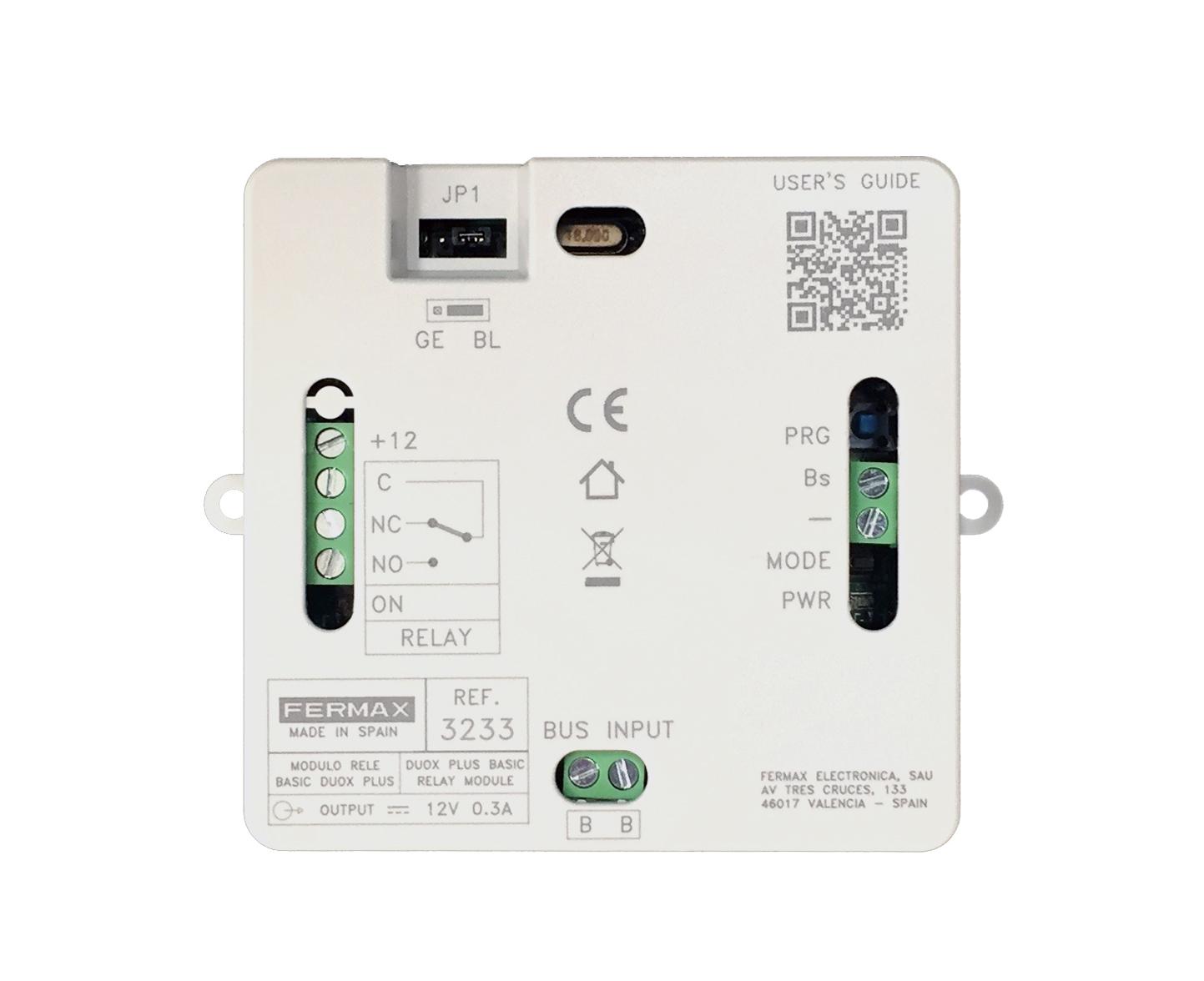 FERMAX - Relé BASIC DUOX PLUS