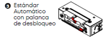 O&C - Cerradero Eléctrico Universal Estanco IP68 Función 3 (10-24V AC/DC) P1/T0- Estándar Automático palanca desbloqueo - Imagen 2