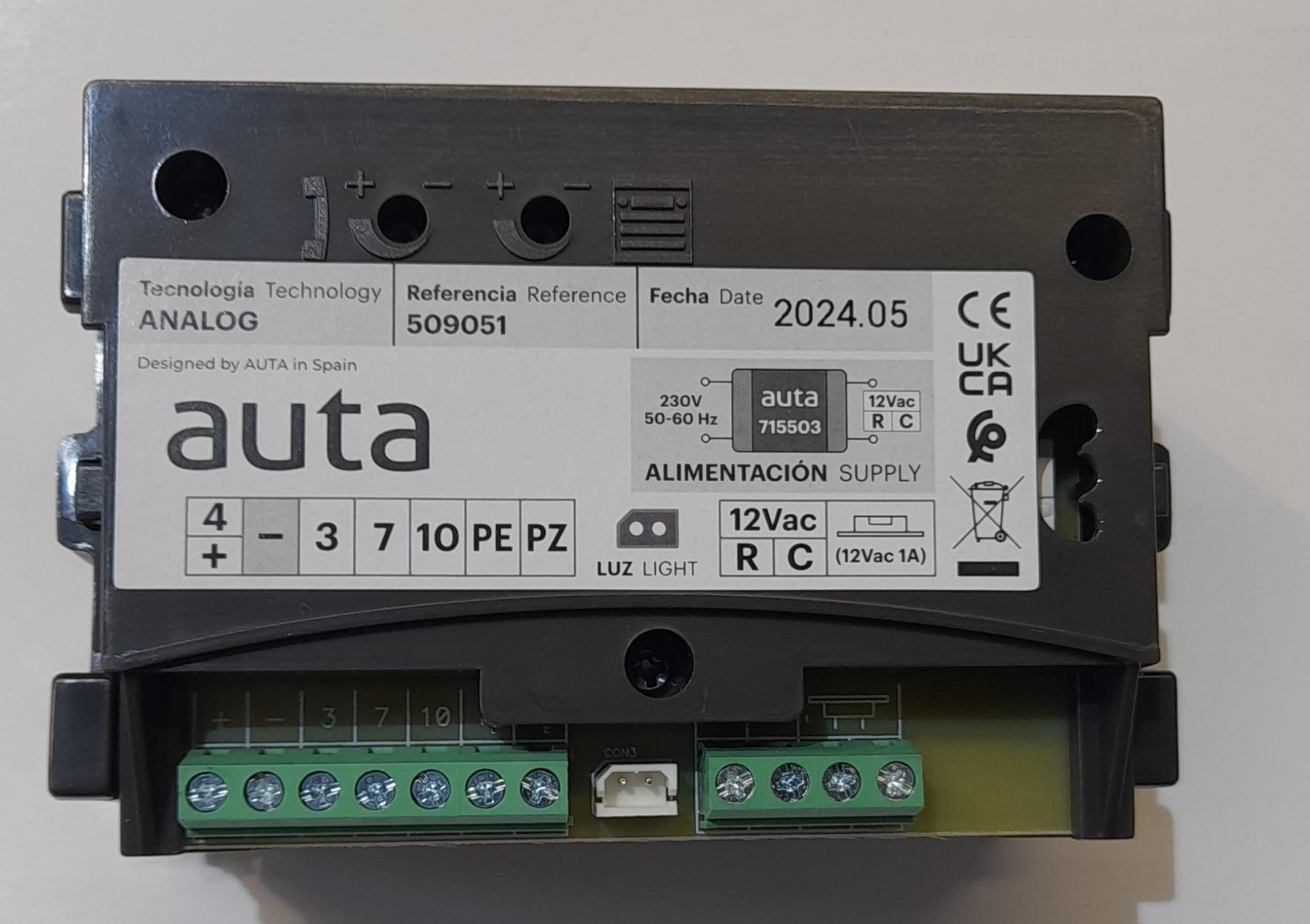 AUTA - Módulo de audio placa decor digital MF-D - Imagen 2