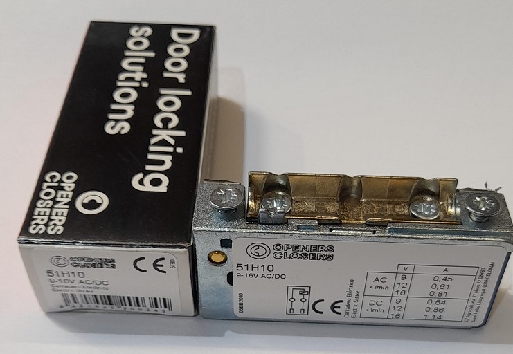 O&C - Serie 5 16mm Estándar con Palanca Desbloqueo 12VDC Bajo Consumo