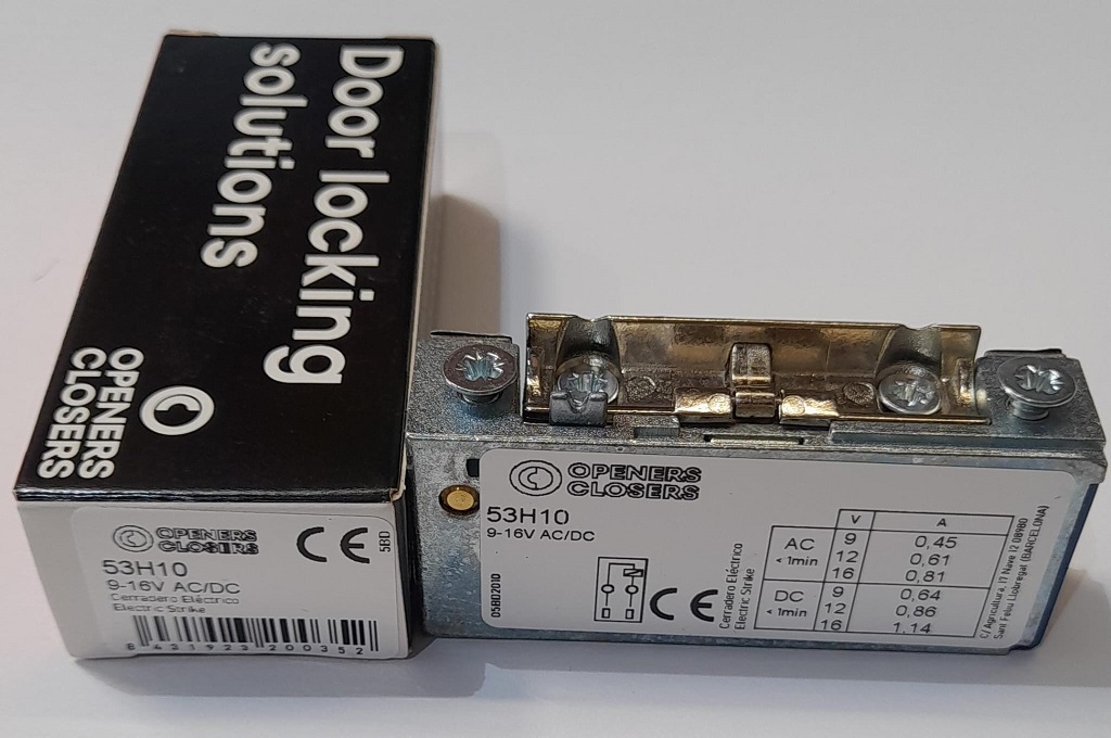 O&C - Serie 5 16mm Automático con Palanca Desbloqueo 12VDC Bajo Consumo