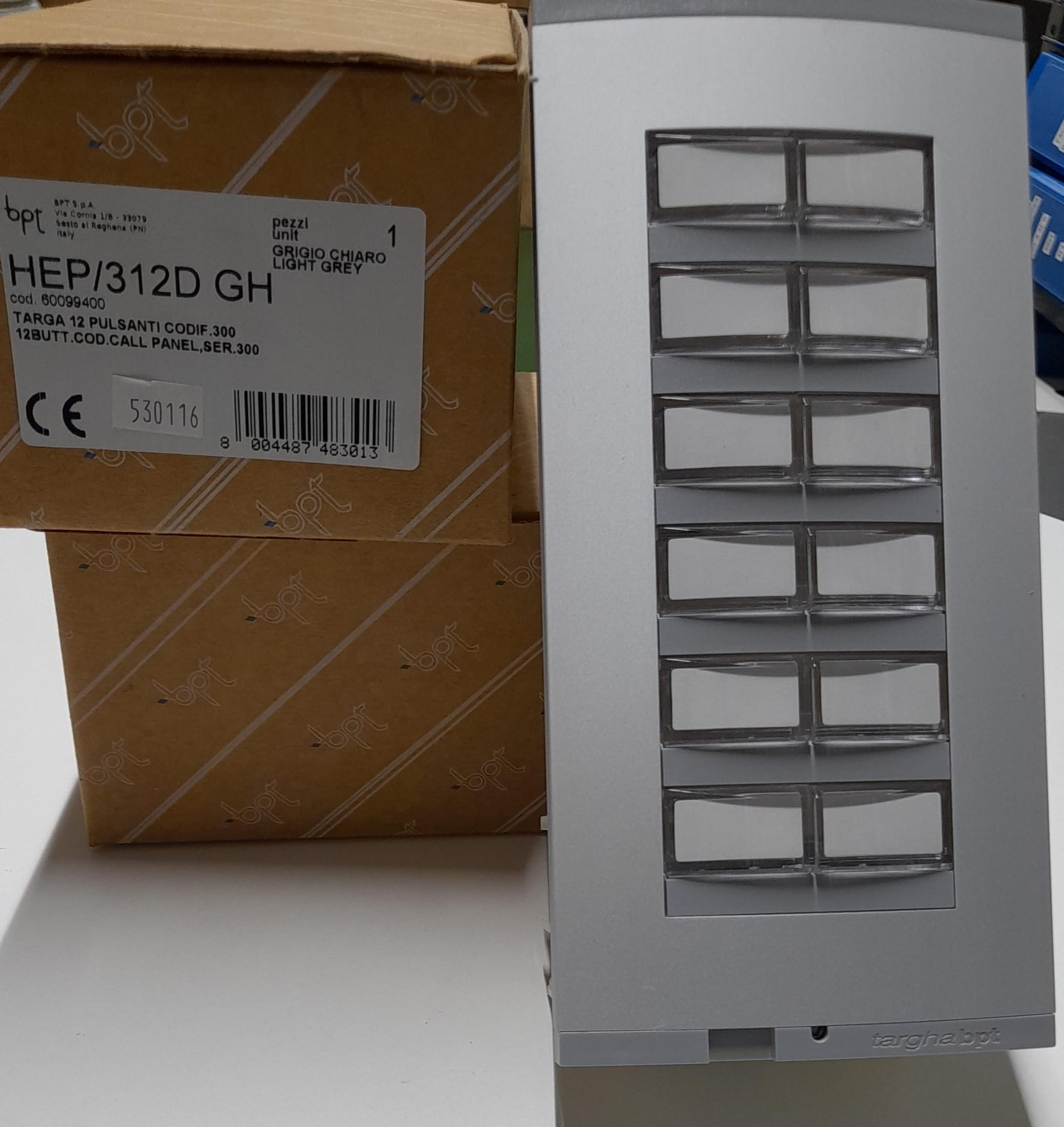 BPT - HEP/312D GH-SUPPL.BUTTONS ENTR