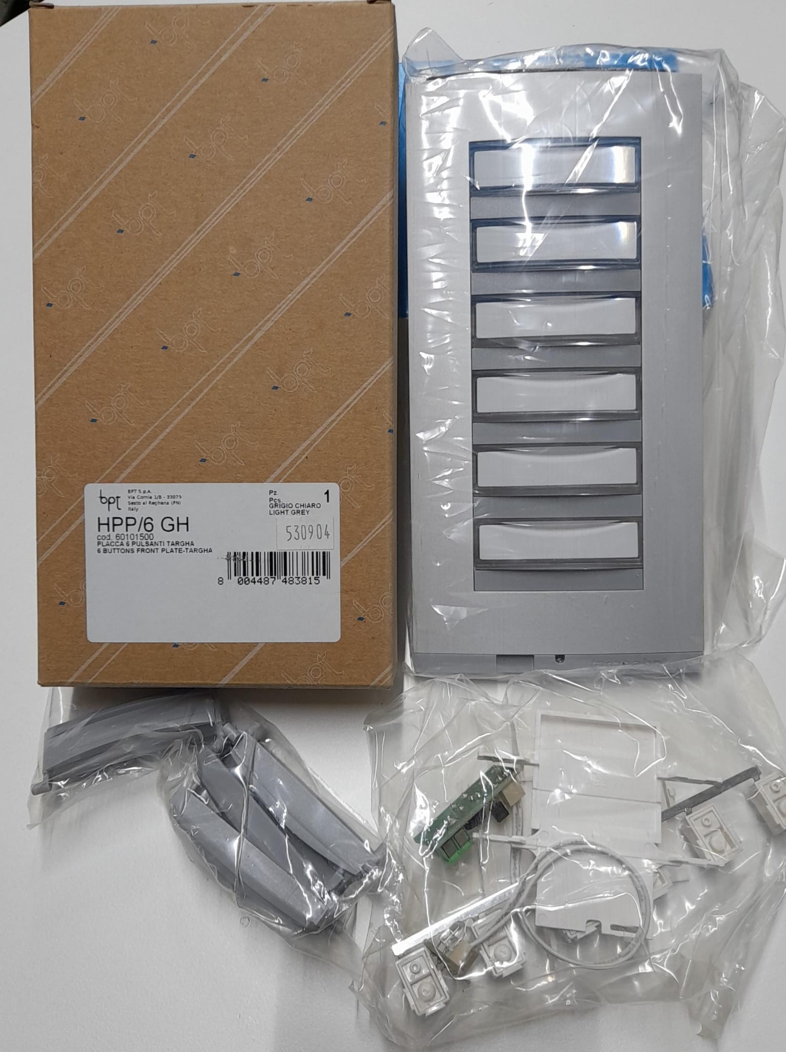 BPT - HPP/6 GH-FRONT PLATE