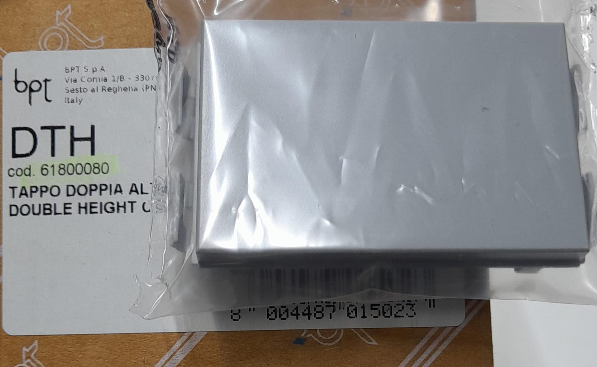 BPT - DTH-SINGLE DOUBLE PLUG