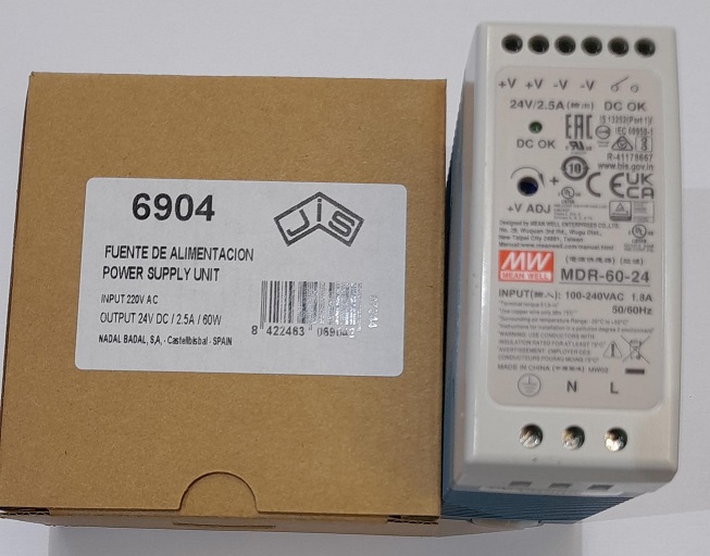 JIS - FUENTE DE ALIMENTACIÓN 24V Dc 2.5A