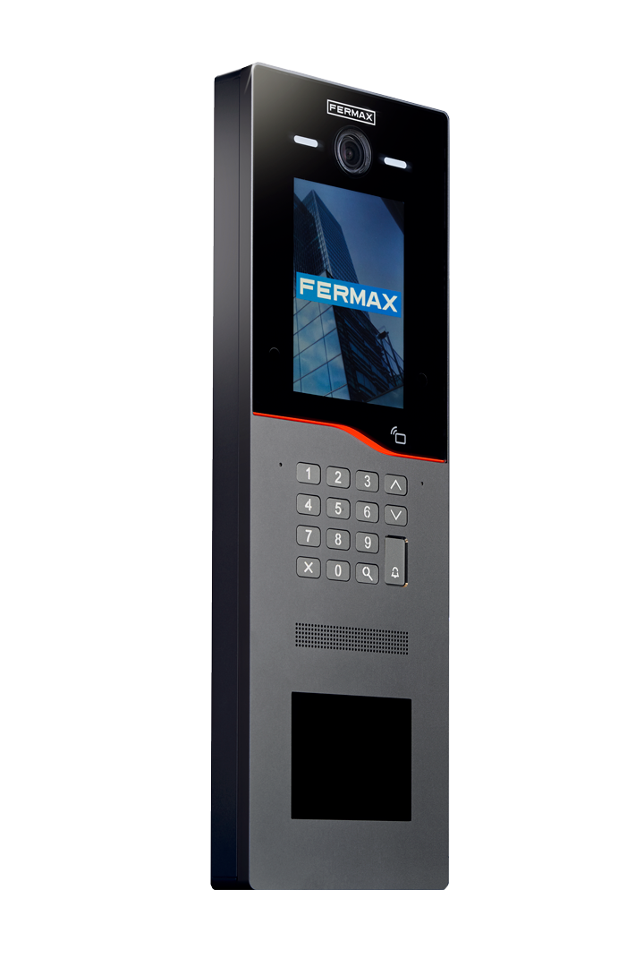 FERMAX - Caja de superficie tamaño S8 para placas CORA para no practicar un hueco en la pared - Imagen 2