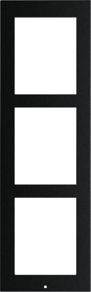 2N - 2N® IP Verso - Frame for surface installation, 3 modules - black