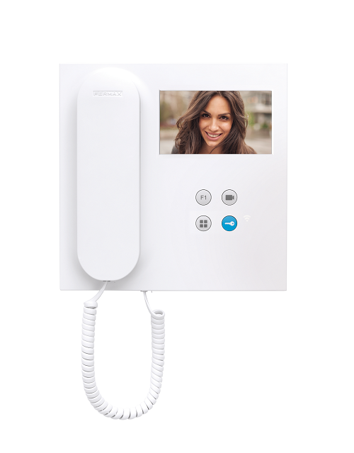 FERMAX - Kit video placa CITY y monitor VEO WIFI DUOX PLUS 1L con pantalla 4,3? en plástico ABS de alto impacto - Imagen 4