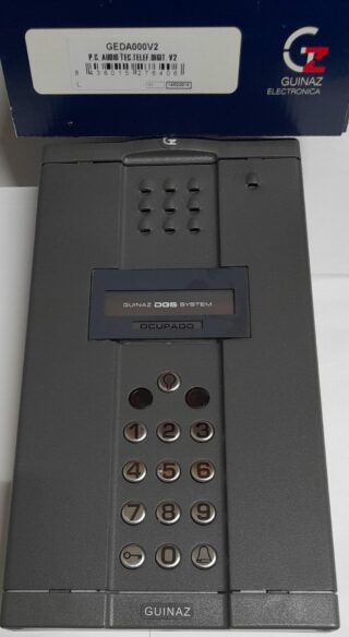 GUINAZ - Placa calle digital audio teclado teléfono 4 altura