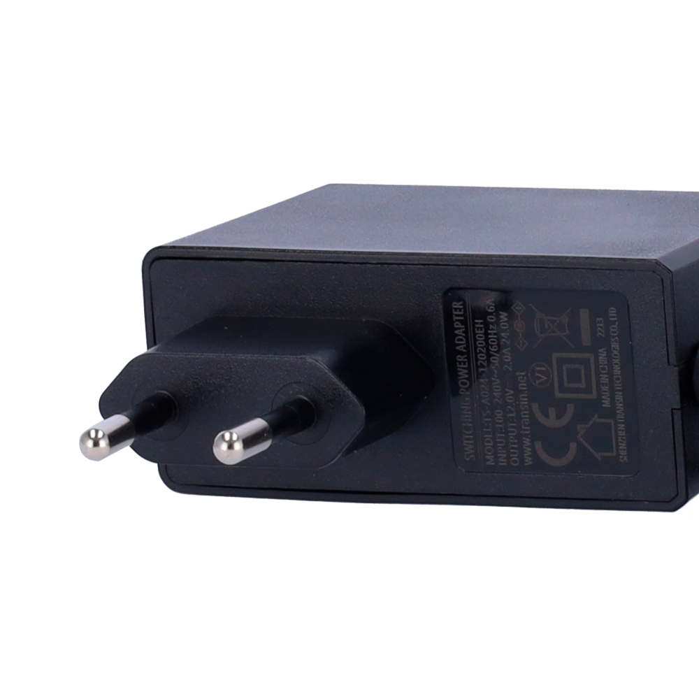 SAFIRE - Fuente de Alimentación Conmutada (Transformador) Salida DC 12V / 2 A 1 salida por jack de alimentación estándar
Conector acodado en formato L Cable a enchufe incluido.Longitud de cable 1.5m - Imagen 2