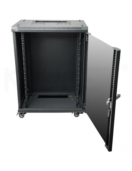 KEYNET SYSTEMS - Rack 15U montado 600x450x770mm suelo/pared cerradura lateral antipolvo 60kg - Imagen 3