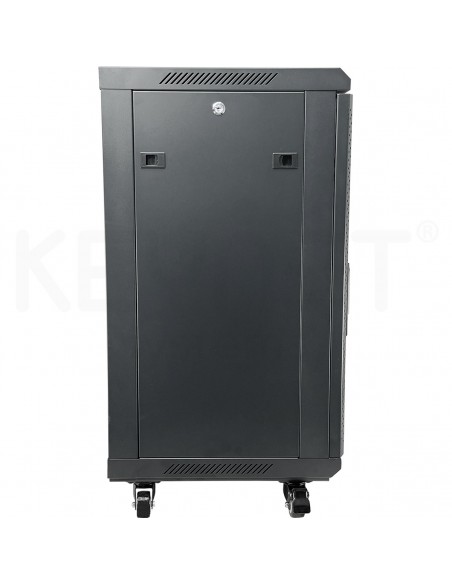 KEYNET SYSTEMS - Rack 15U montado 600x450x770mm suelo/pared cerradura lateral antipolvo 60kg - Imagen 4