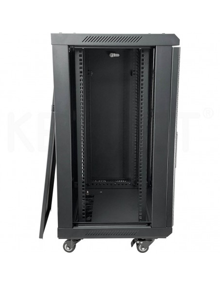 KEYNET SYSTEMS - Rack 15U montado 600x450x770mm suelo/pared cerradura lateral antipolvo 60kg - Imagen 5