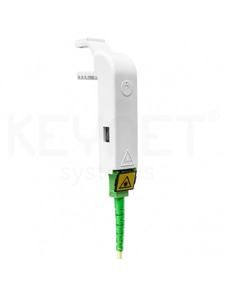 KEYNET SYSTEMS - Adaptador 90º con fijación para mecanismos Keystone. Incluye adaptador SC/APC antipolvo - Imagen 2