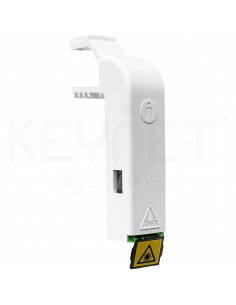 KEYNET SYSTEMS - Adaptador 90º con fijación para mecanismos Keystone. Incluye adaptador SC/APC antipolvo