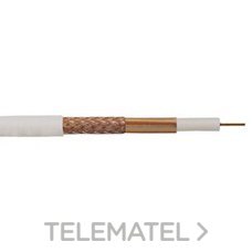 FTE-MAXIMAL - Cable coaxial 6,8mm vivo cobre 128 hilos polietileno negro
