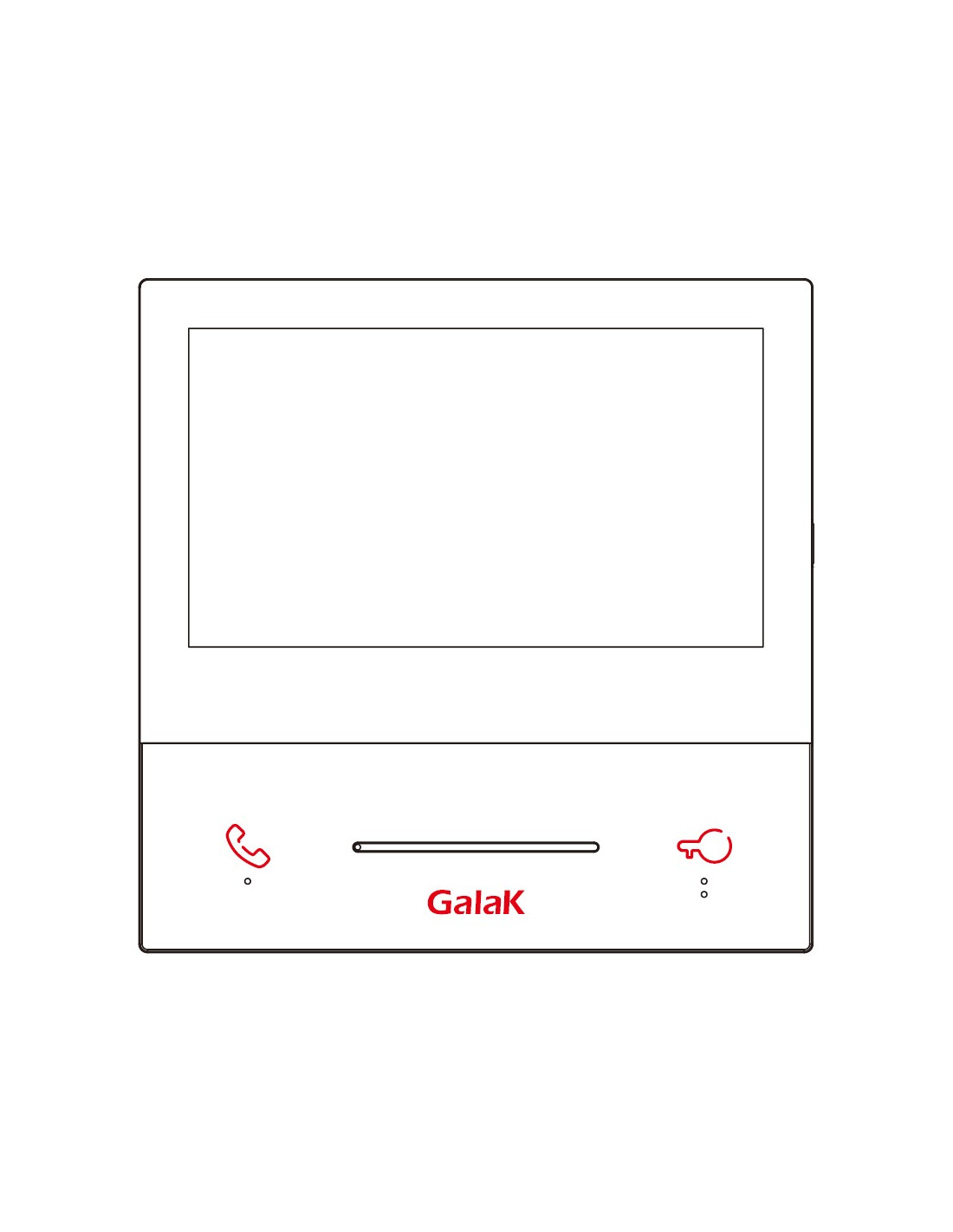 GALAK - MONITOR 2H VIVA VOZ 7" TACTIL CON WIFI - Imagen 3