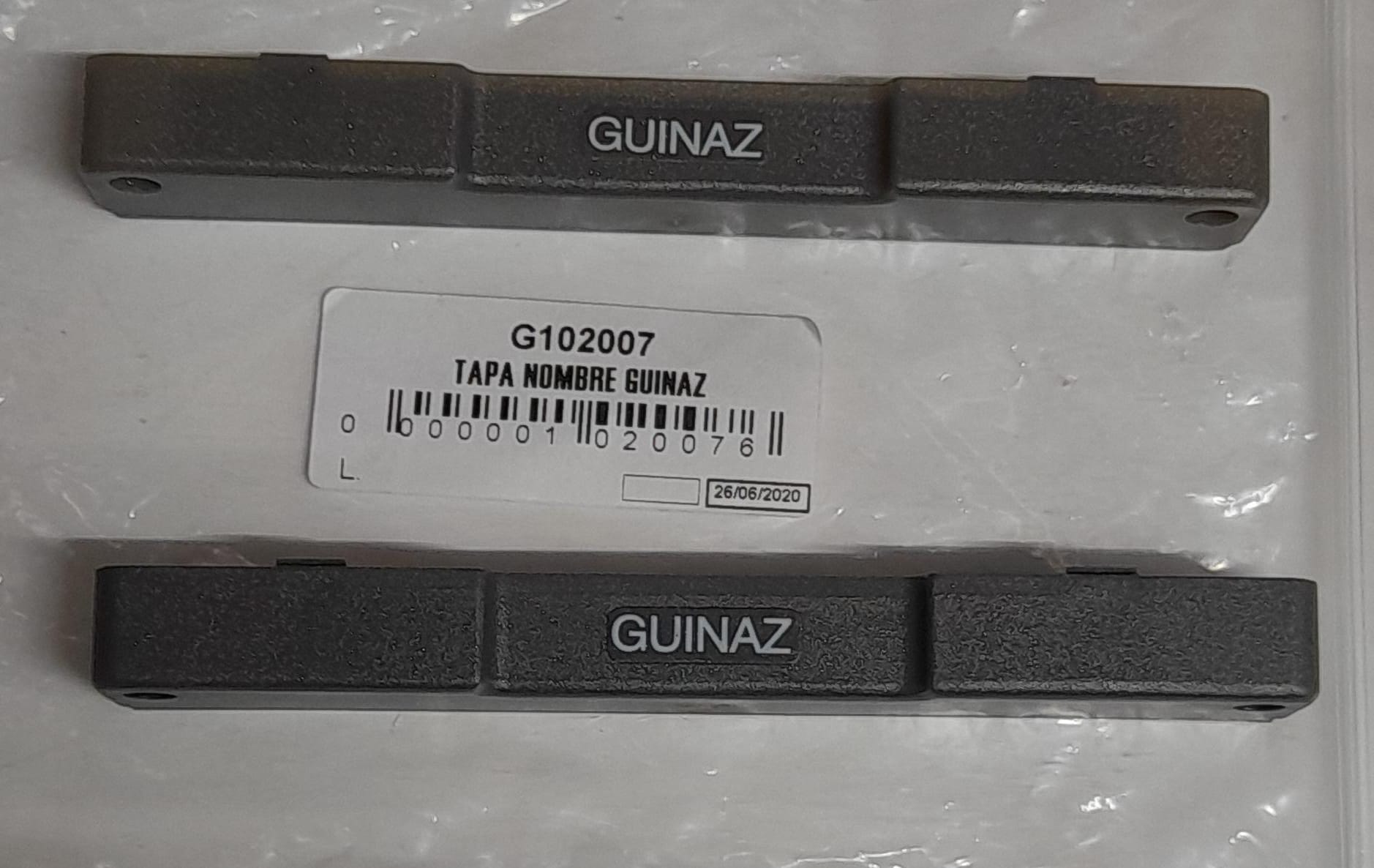 GUINAZ - TAPA NOMBRE GUINAZ