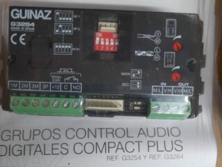 GUINAZ - Grupo control audio COMPACT PLUS monitor manos libres
