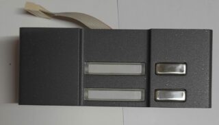 GUINAZ - Módulo digital 2 pulsadores vertical