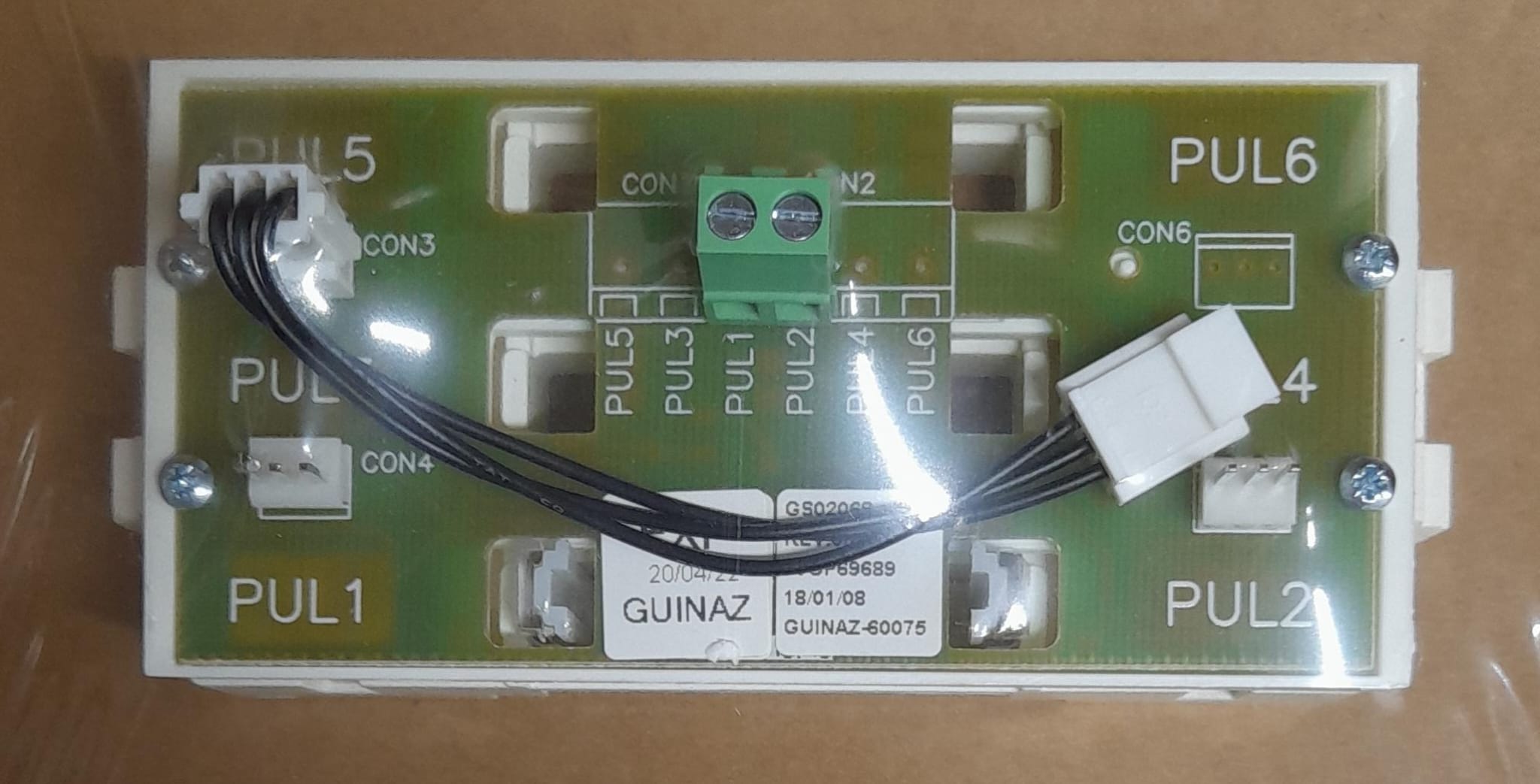 GUINAZ - Recambio modulo analógico 1 puls.