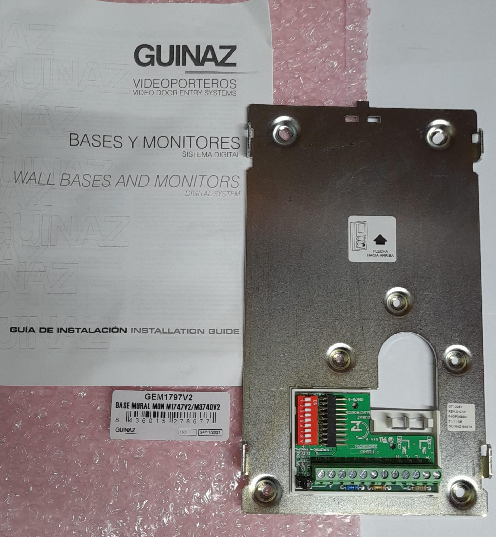 GUINAZ - Base mural monitor M3740V2