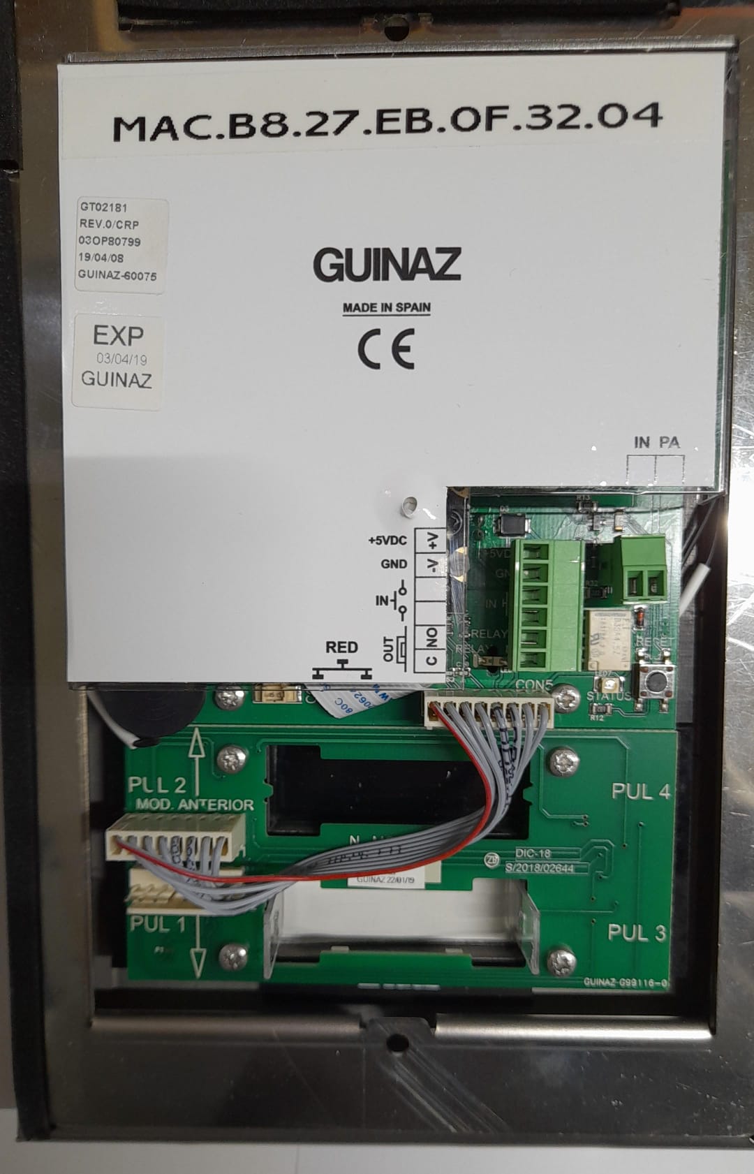 GUINAZ - Placa calle ALEA IP video COLOR 1 pulsador - Imagen 2