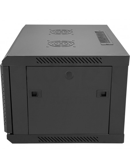 KEYNET SYSTEMS - Rack 6U montado 600x450x350mm pared accesos antipolvo 60kg - Imagen 5