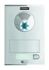 FERMAX - Placa CITY S4 CVP101 DUOX PLUS en aluminio anodizado para viviendas, apertura de la puerta, llamada a conserje
