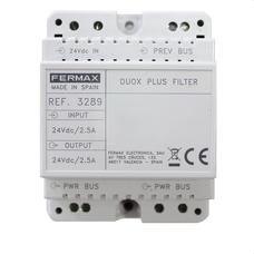 FERMAX - Filtro DUOX PLUS 24VDC carril DIN-4