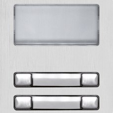 GOLMAR - Módulo pulsadores N3241/AL 2 pulsadores visor