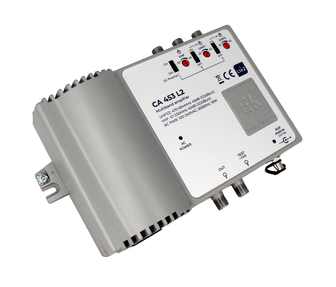 EKSELANS BY ITS - Central amplificadora CA453L2 3 entradas VHF/UHF - Imagen 2