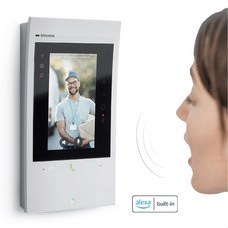 BTICINO - Videoportero 2 hilos / WiFi manos libres Classe 300EOS with Netatmo con asistente de voz integrado Amazon Alexa, negro