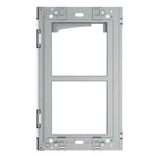 BTICINO - Soporte con 2 módulos acabado Robur