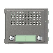 BTICINO - Placa frontal audio basico 2 pulsadores 2 columnas acabado Robur