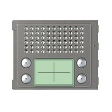 BTICINO - Placa frontal audio basico 4 pulsadores 2 columnas acabado Robur