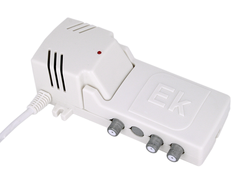 EKSELANS BY ITS - Amplificador apartamento 1IN/2OUT AA 20 L2 20dB/2x104dBuV. LTE2 - Imagen 2