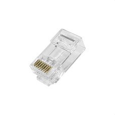 KEYNET SYSTEMS - Conector RJ45 rápido UTP macho Cat6/6A 1,0mm/6,5mm 3p 50µ"