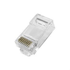 KEYNET SYSTEMS - Conector RJ45 Cat5e/6 rápido UTP 1,1mm/OD 6-7mm 3p 6u"