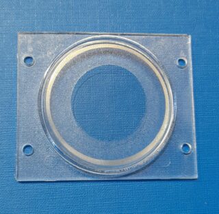 AUTA - Cristal cámara placa decorado