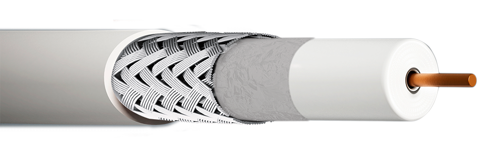 EKSELANS BY ITS - Cable coaxial de 6,9mm conductor CCS 1,13mm 128 hilos PVC CPR Eca 100m - Imagen 2