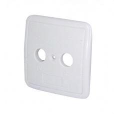 EKSELANS BY ITS - Marco embellecedor para toma 2 conectores blanco