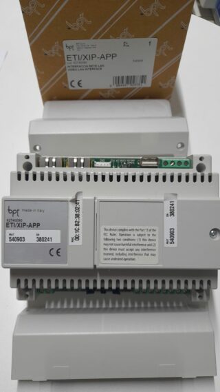 BPT - ETI/XIP-APP LAN NETWORK INTERF