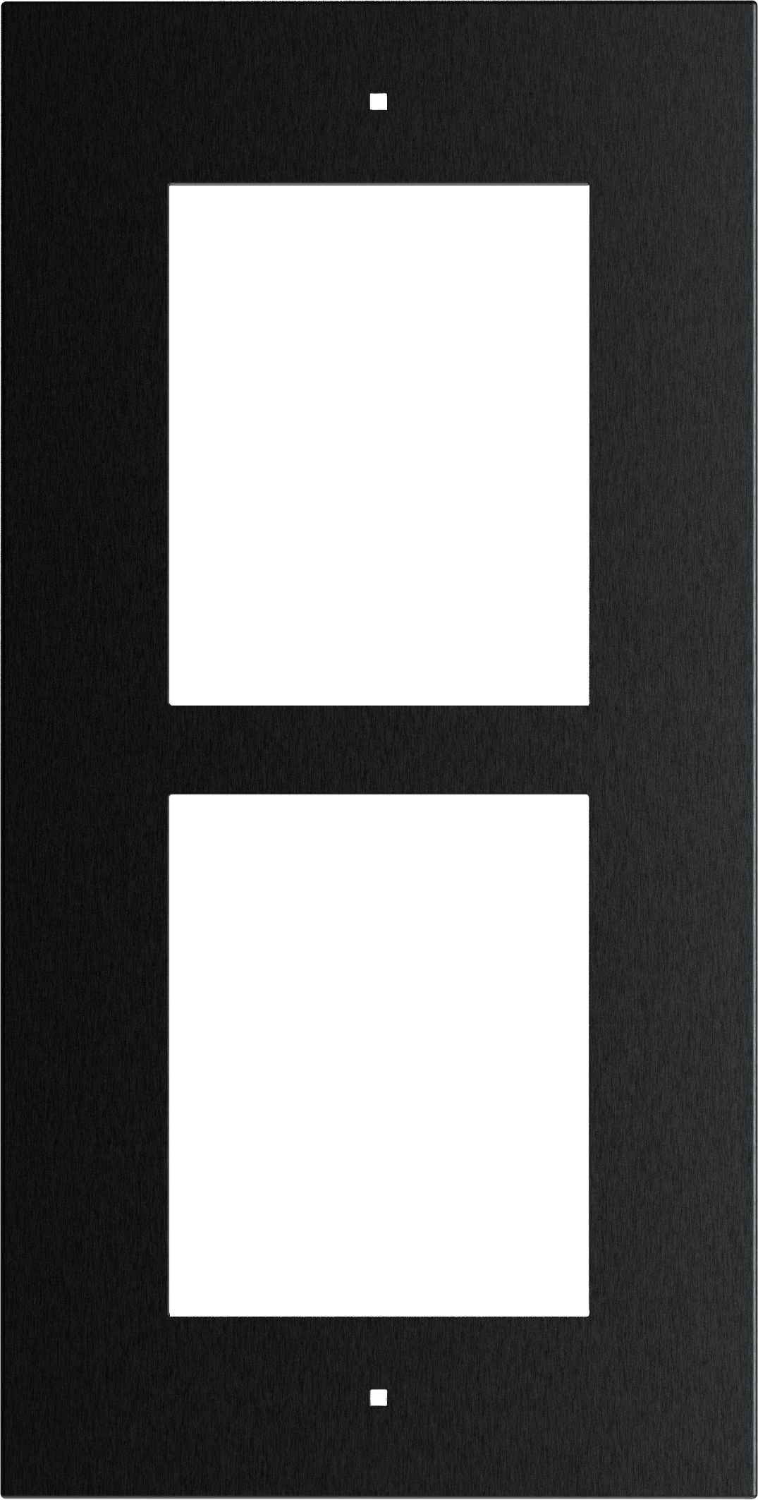 2N - 2N® IP Verso - Marco para instalación empotrada, 2 módulos - negro