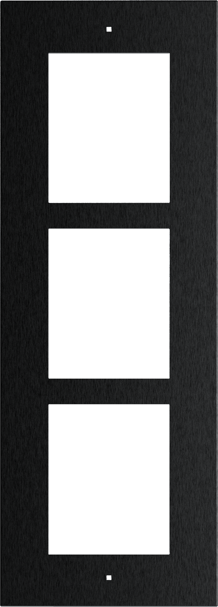 2N - 2N® IP Verso - Marco para instalación empotrada, 3 módulos - negro