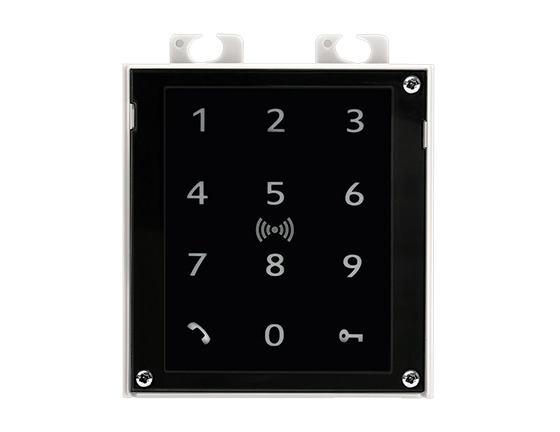 2N - 2N® IP Verso - Teclado táctil y lector RFID 125 kHz, 13,56 MHz, NFC, compatible con PICard